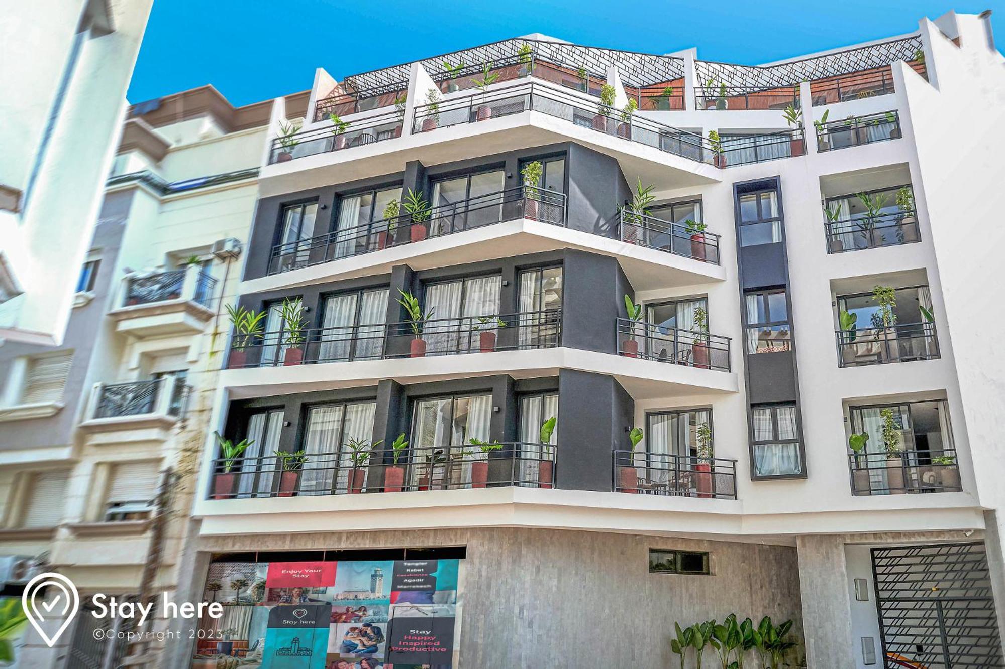 Stayhere Casablanca - Maarif - Elite Residence 외부 사진